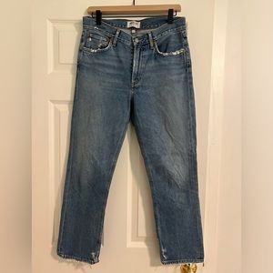 Agolde distressed jeans size 27